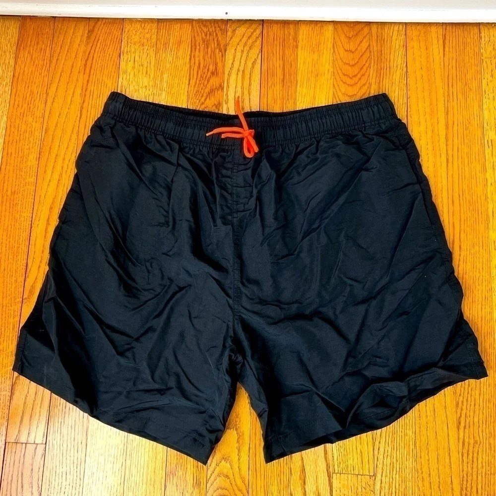 Men’s Black Swim Trunks Swimsuit Size 4XL